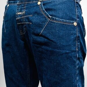 Marithe Francois Girbaud Blue Straight Jeans
